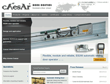 Tablet Screenshot of caesardoor.com